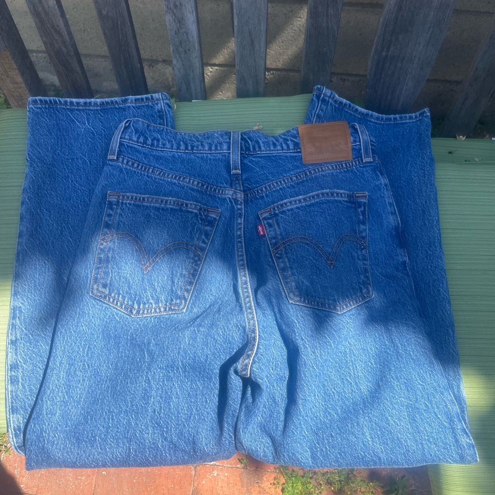 Levi’s Ribcage Blue Jeans